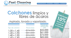 Desktop Screenshot of limpiezarapida.com